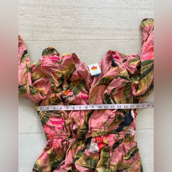 Farm Rio for Anthropologie Yasmine Ruffled Blouse XS - Picture 6 of 9